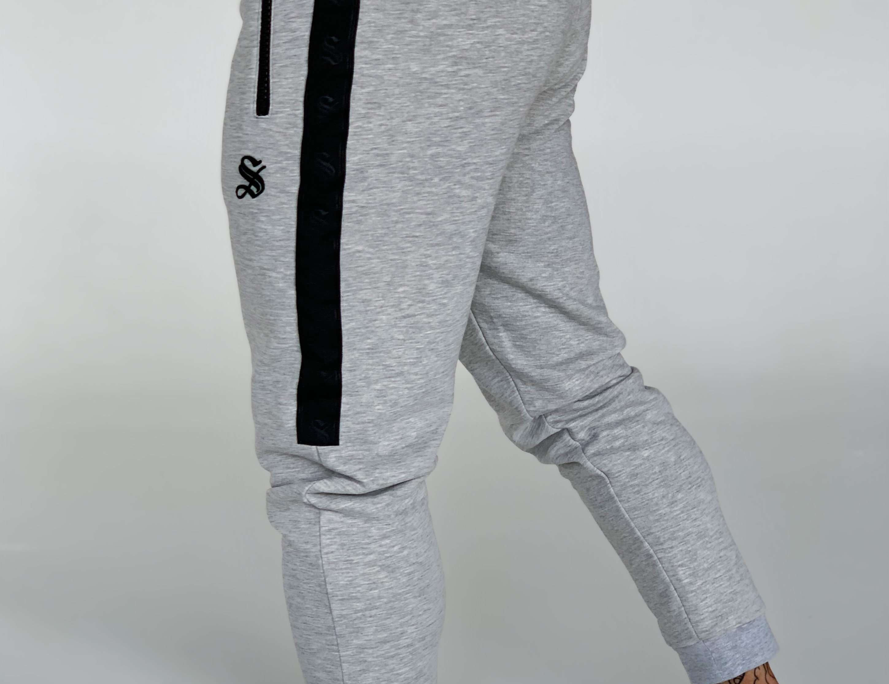 Strafe - Grey Track Pant for Men (PRE-ORDER DISPATCH DATE 25 September 2024) - Sarman Fashion - Wholesale Clothing Fashion Brand for Men from Canada