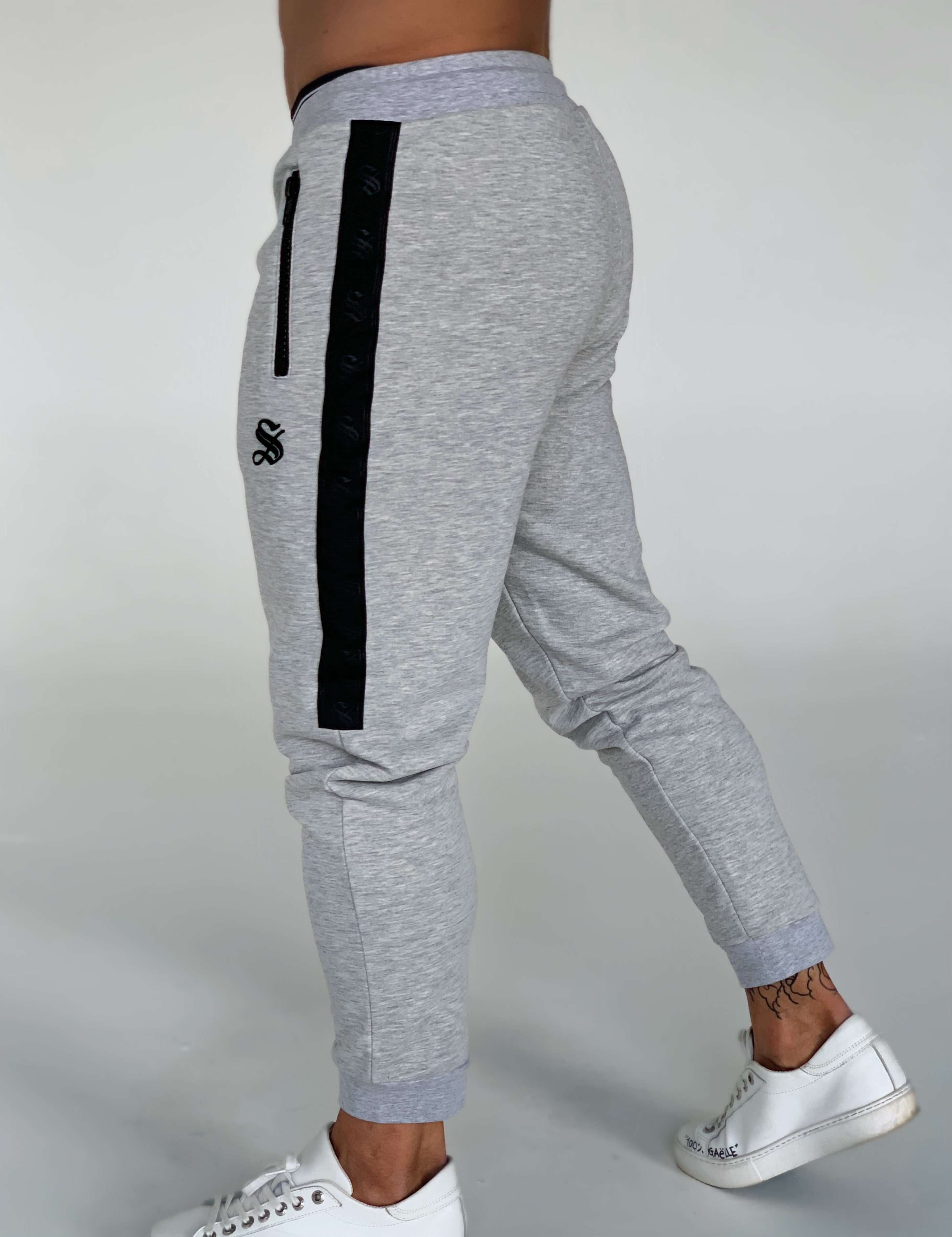 Strafe - Grey Track Pant for Men (PRE-ORDER DISPATCH DATE 25 September 2024) - Sarman Fashion - Wholesale Clothing Fashion Brand for Men from Canada