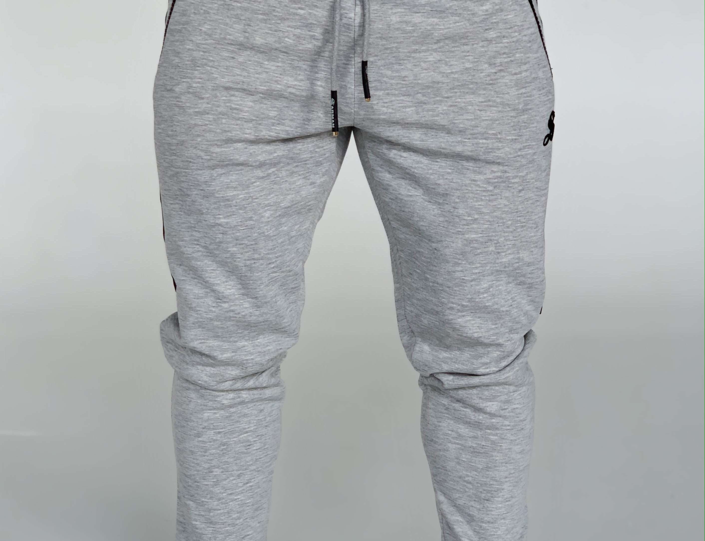 Strafe - Grey Track Pant for Men (PRE-ORDER DISPATCH DATE 25 September 2024) - Sarman Fashion - Wholesale Clothing Fashion Brand for Men from Canada