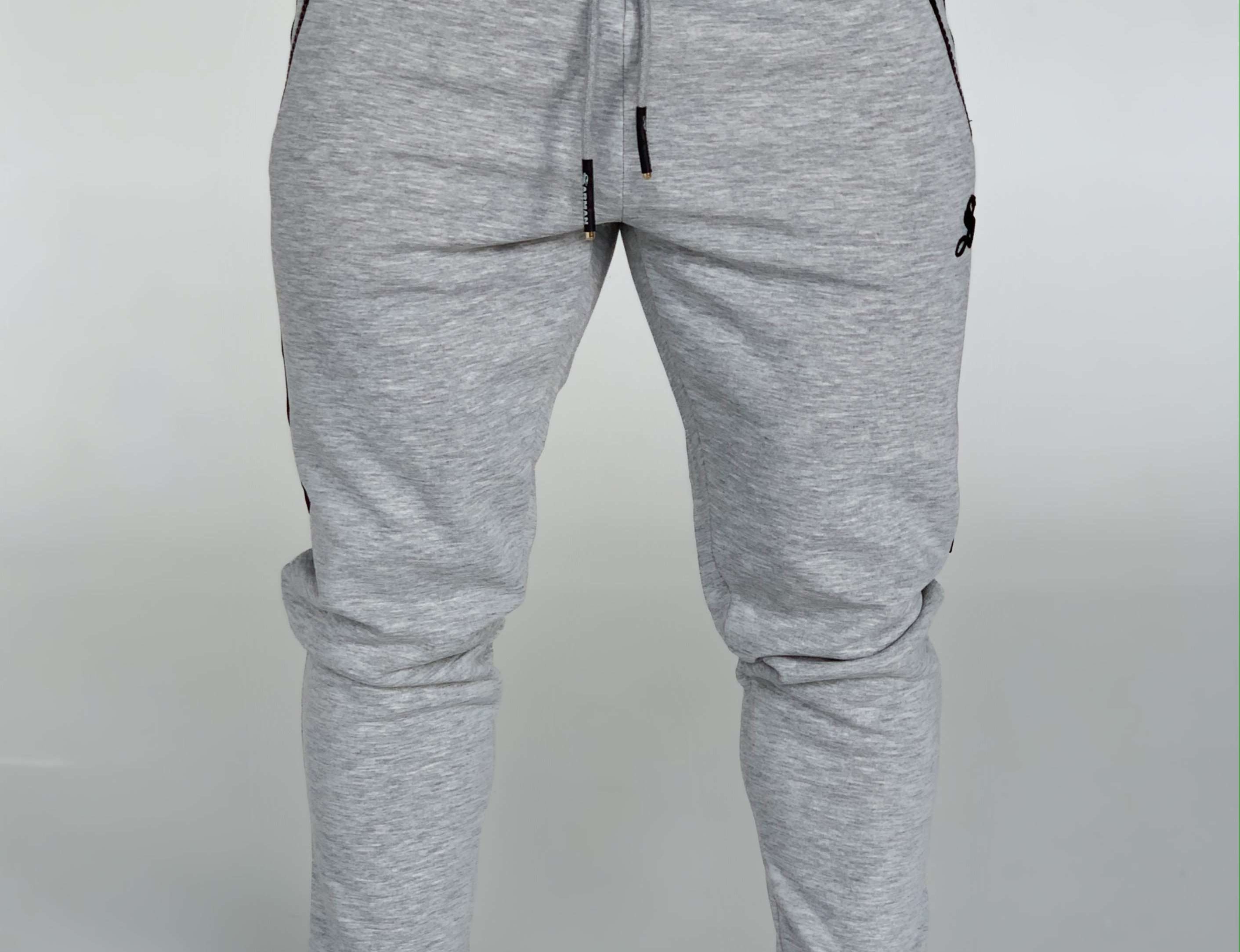 Strafe - Grey Track Pant for Men (PRE-ORDER DISPATCH DATE 25 September 2024) - Sarman Fashion - Wholesale Clothing Fashion Brand for Men from Canada