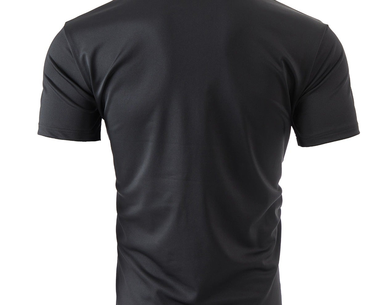 Strap in Hard - Black High Neck T-Shirt for Men (PRE-ORDER DISPATCH DATE 25 September 2024) - Sarman Fashion - Wholesale Clothing Fashion Brand for Men from Canada