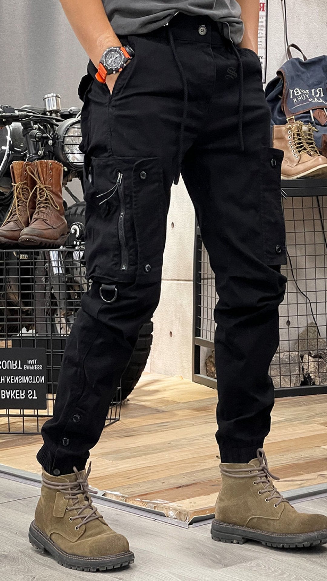Structure - Track Pants for Men - Sarman Fashion - Wholesale Clothing Fashion Brand for Men from Canada