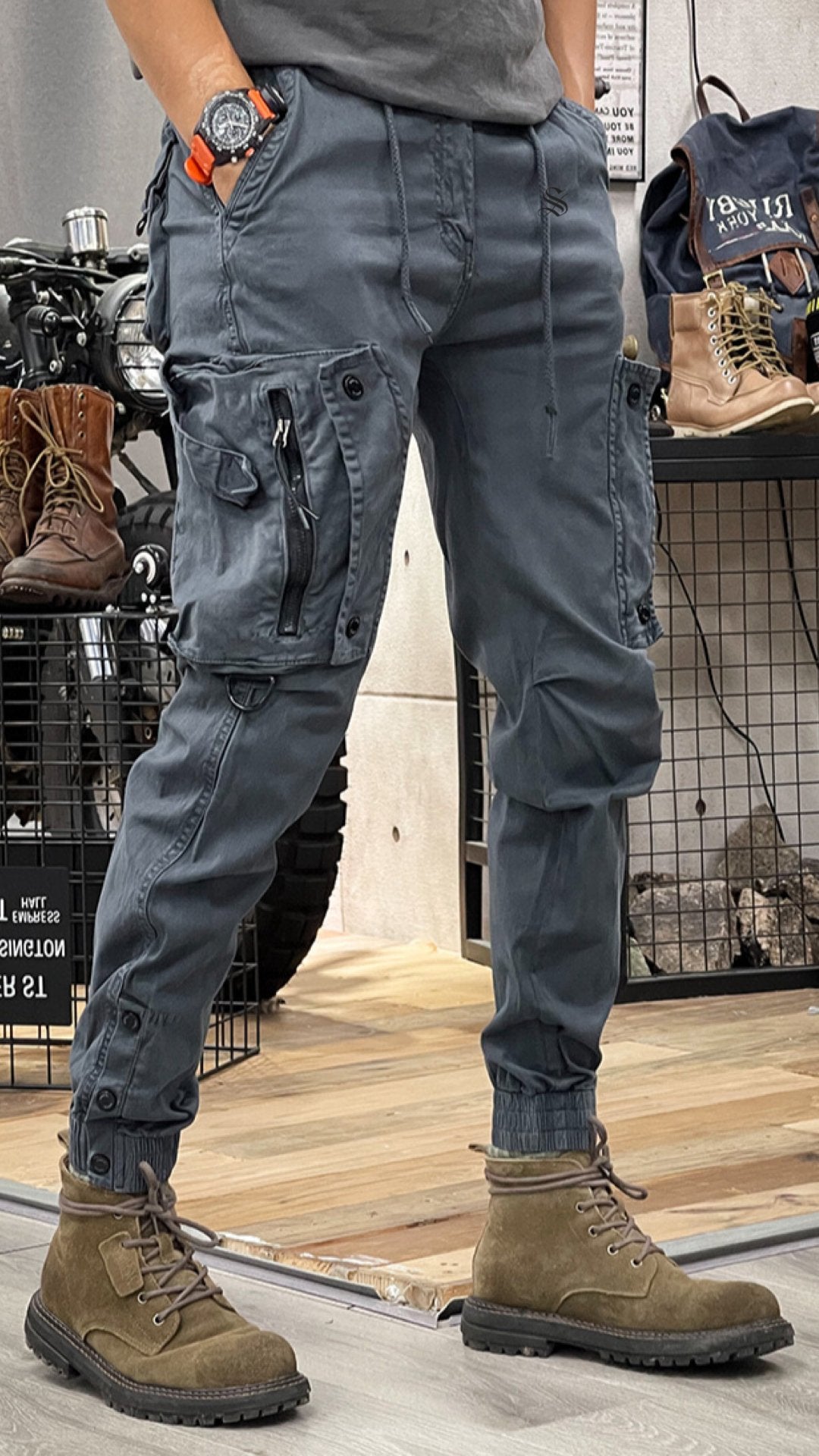 Structure - Track Pants for Men - Sarman Fashion - Wholesale Clothing Fashion Brand for Men from Canada