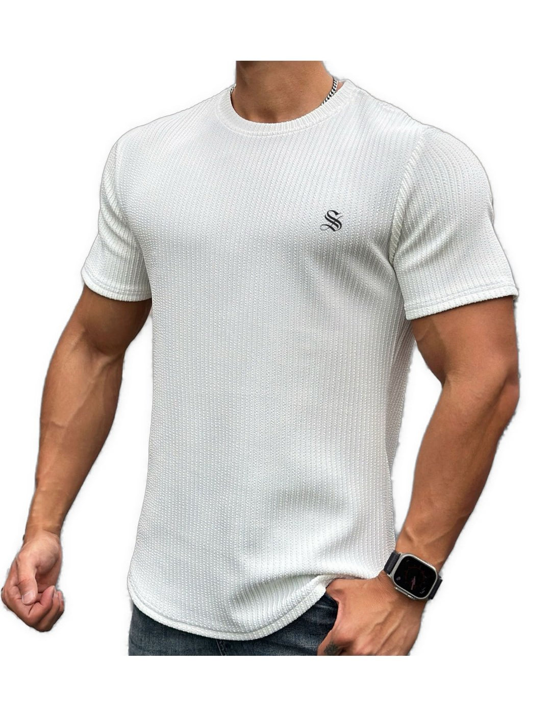 Stua - T-Shirt for Men - Sarman Fashion - Wholesale Clothing Fashion Brand for Men from Canada
