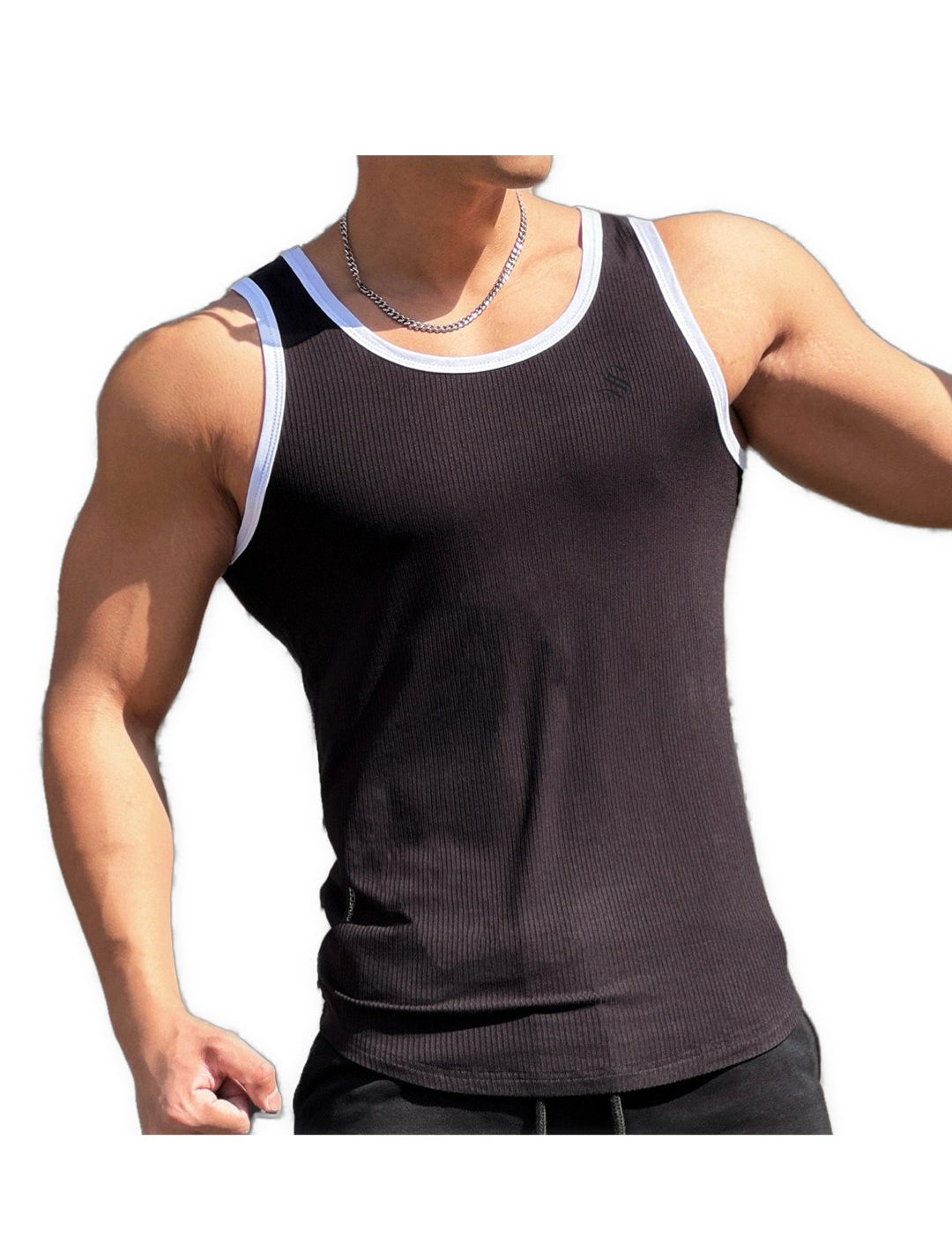 SUDA 2 - Tank Top for Men - Sarman Fashion - Wholesale Clothing Fashion Brand for Men from Canada