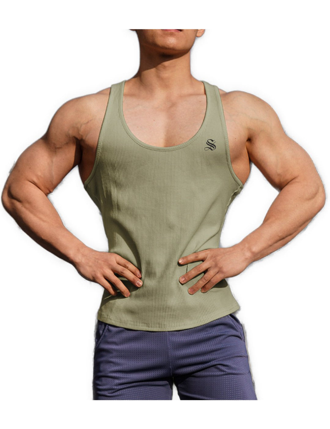SUDA 2 - Tank Top for Men - Sarman Fashion - Wholesale Clothing Fashion Brand for Men from Canada