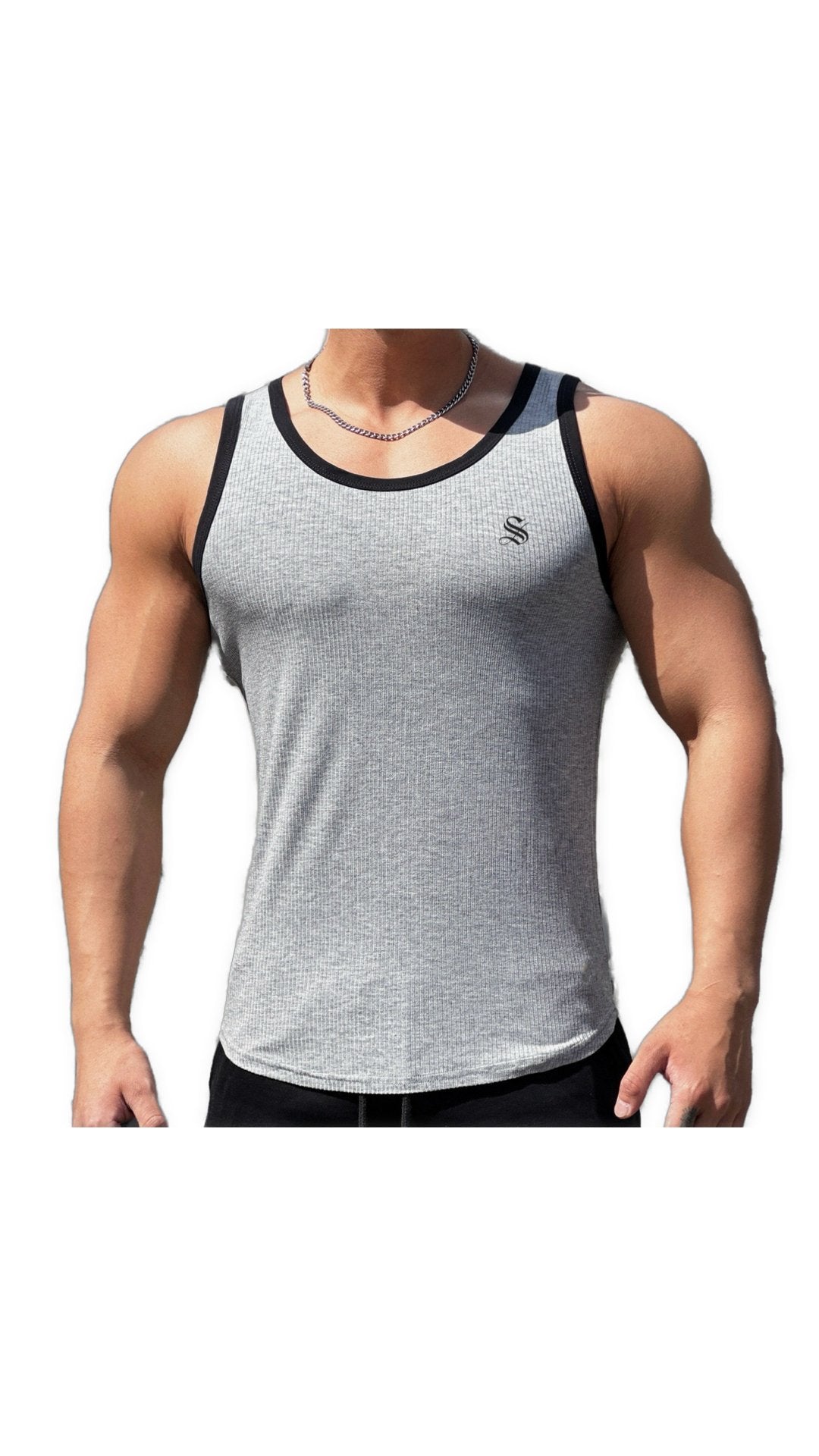 SUDA 2 - Tank Top for Men - Sarman Fashion - Wholesale Clothing Fashion Brand for Men from Canada