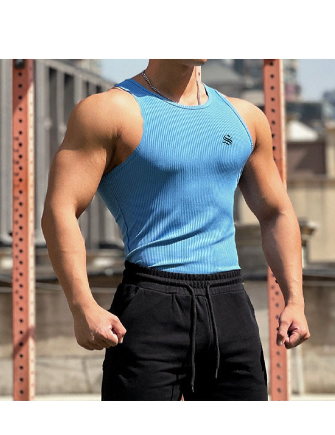 SUDA 3 - Tank Top for Men - Sarman Fashion - Wholesale Clothing Fashion Brand for Men from Canada