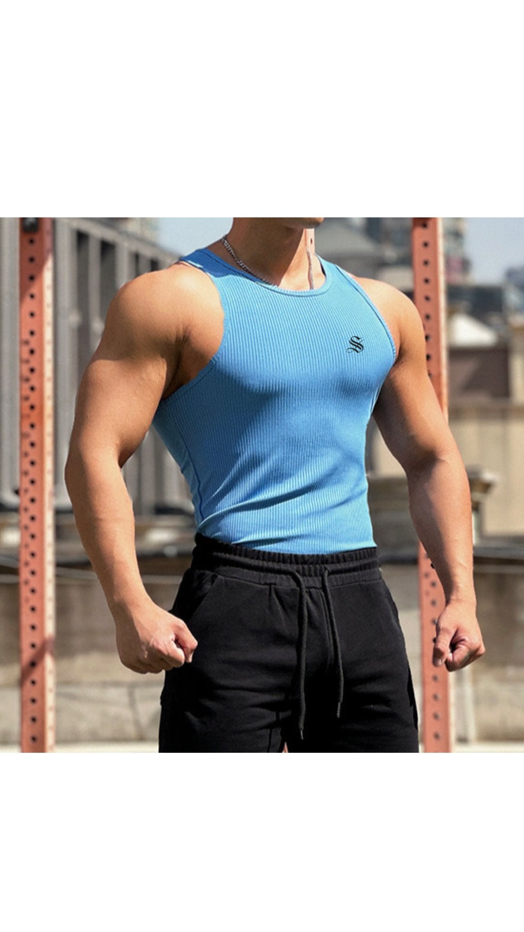 SUDA 3 - Tank Top for Men - Sarman Fashion - Wholesale Clothing Fashion Brand for Men from Canada