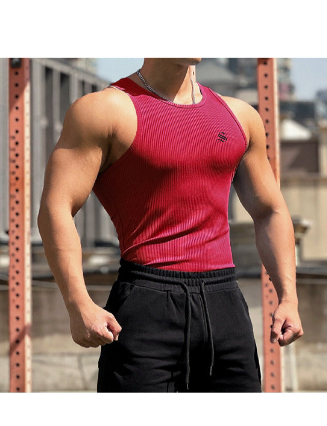 SUDA 3 - Tank Top for Men - Sarman Fashion - Wholesale Clothing Fashion Brand for Men from Canada