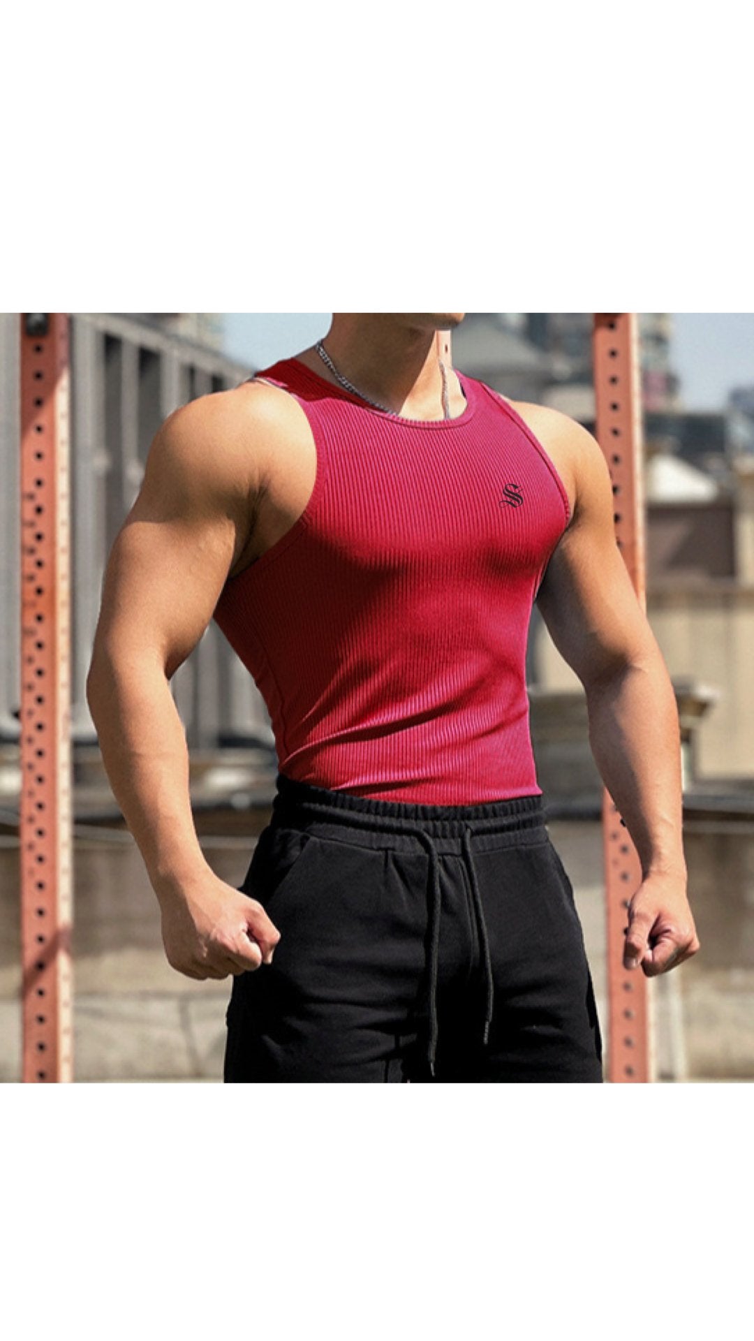SUDA 3 - Tank Top for Men - Sarman Fashion - Wholesale Clothing Fashion Brand for Men from Canada