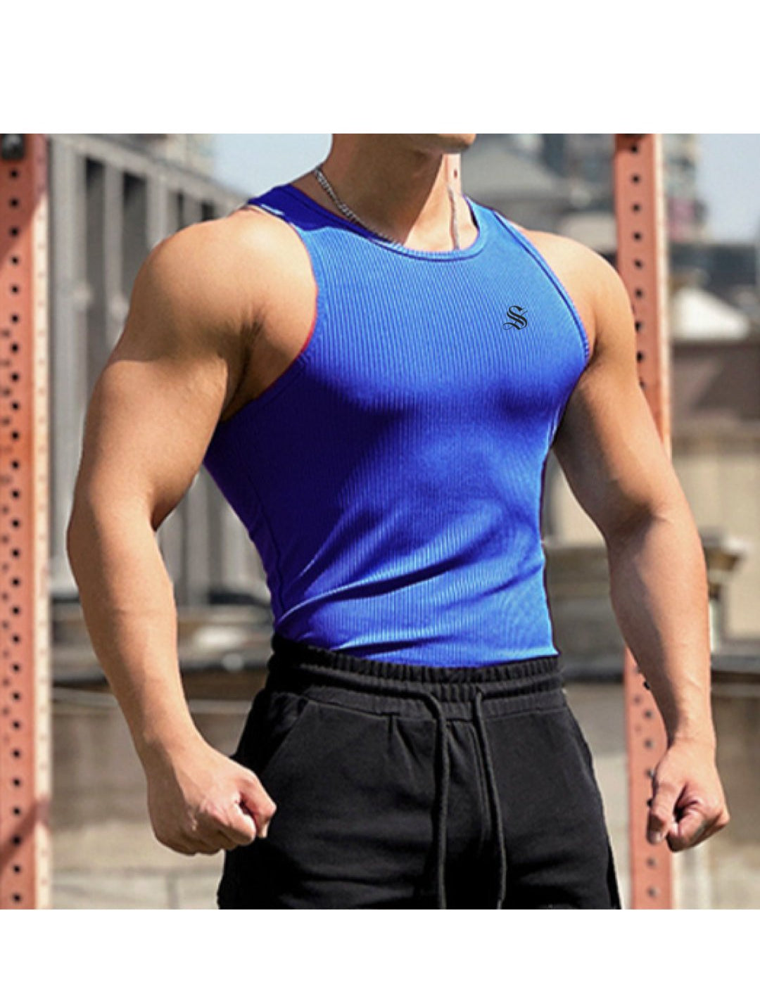 SUDA 3 - Tank Top for Men - Sarman Fashion - Wholesale Clothing Fashion Brand for Men from Canada