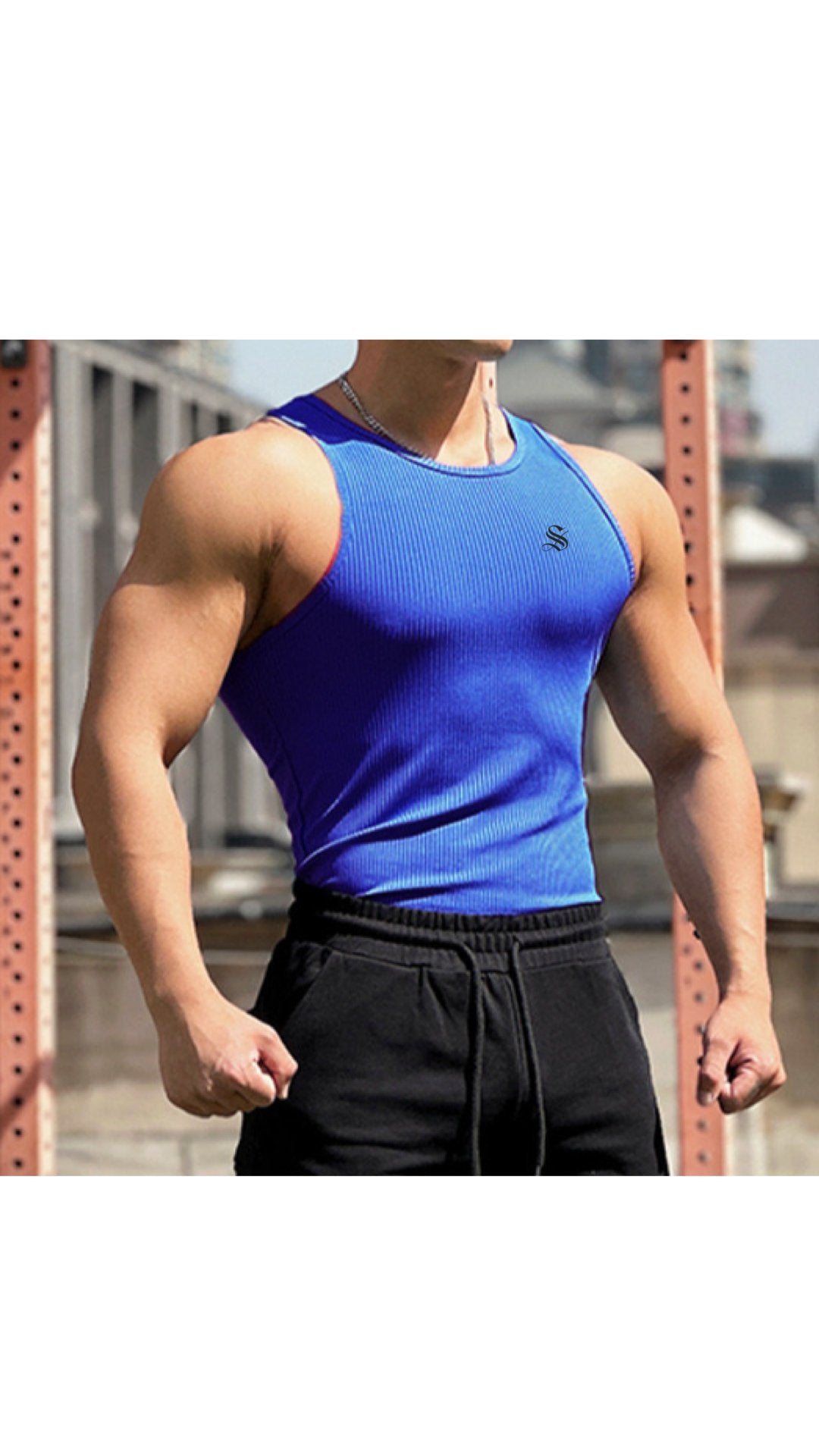 SUDA 3 - Tank Top for Men - Sarman Fashion - Wholesale Clothing Fashion Brand for Men from Canada