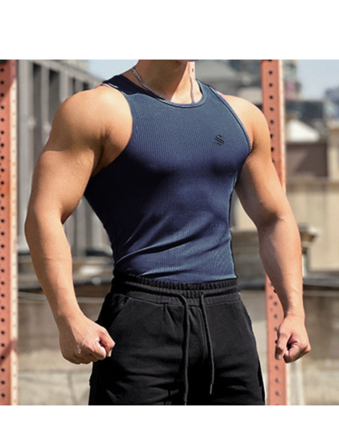 SUDA 3 - Tank Top for Men - Sarman Fashion - Wholesale Clothing Fashion Brand for Men from Canada