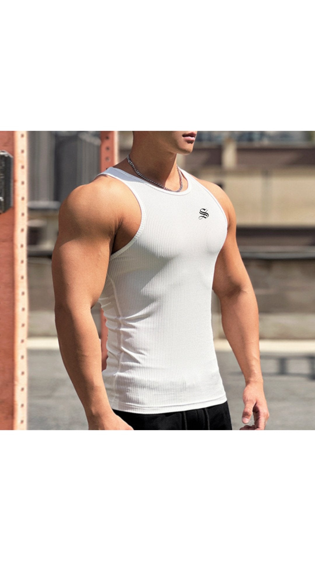 SUDA 3 - Tank Top for Men - Sarman Fashion - Wholesale Clothing Fashion Brand for Men from Canada