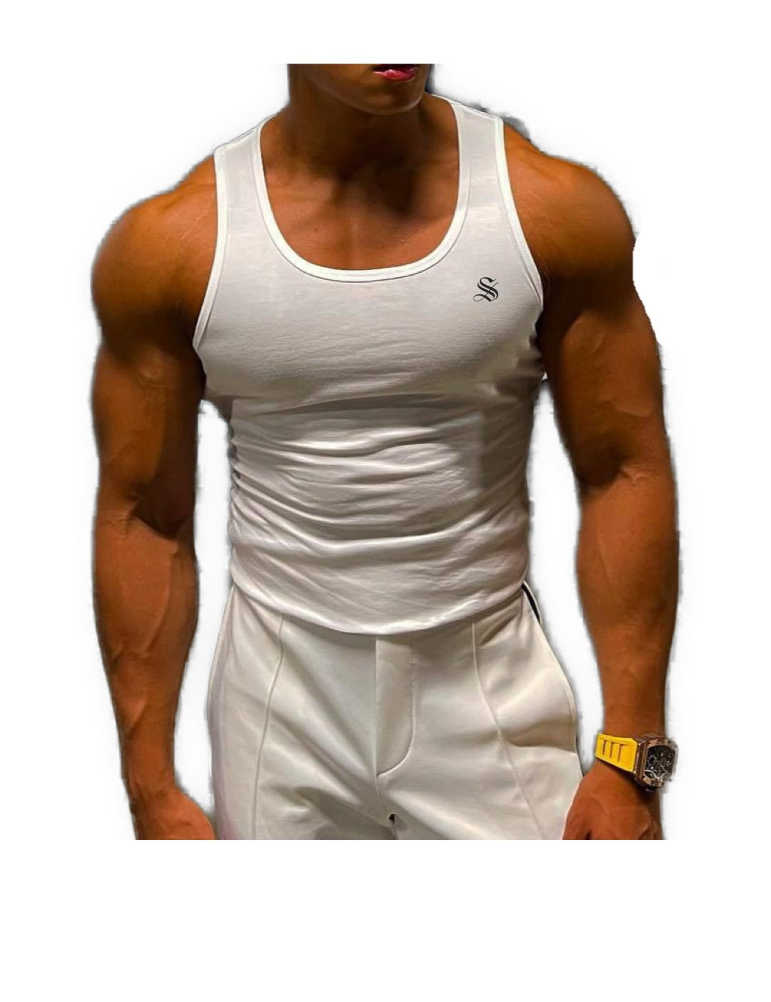 SUDA 5 - Tank Top for Men - Sarman Fashion - Wholesale Clothing Fashion Brand for Men from Canada