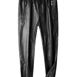 Suedoa - Pu Leather Joggers for Men - Sarman Fashion - Wholesale Clothing Fashion Brand for Men from Canada