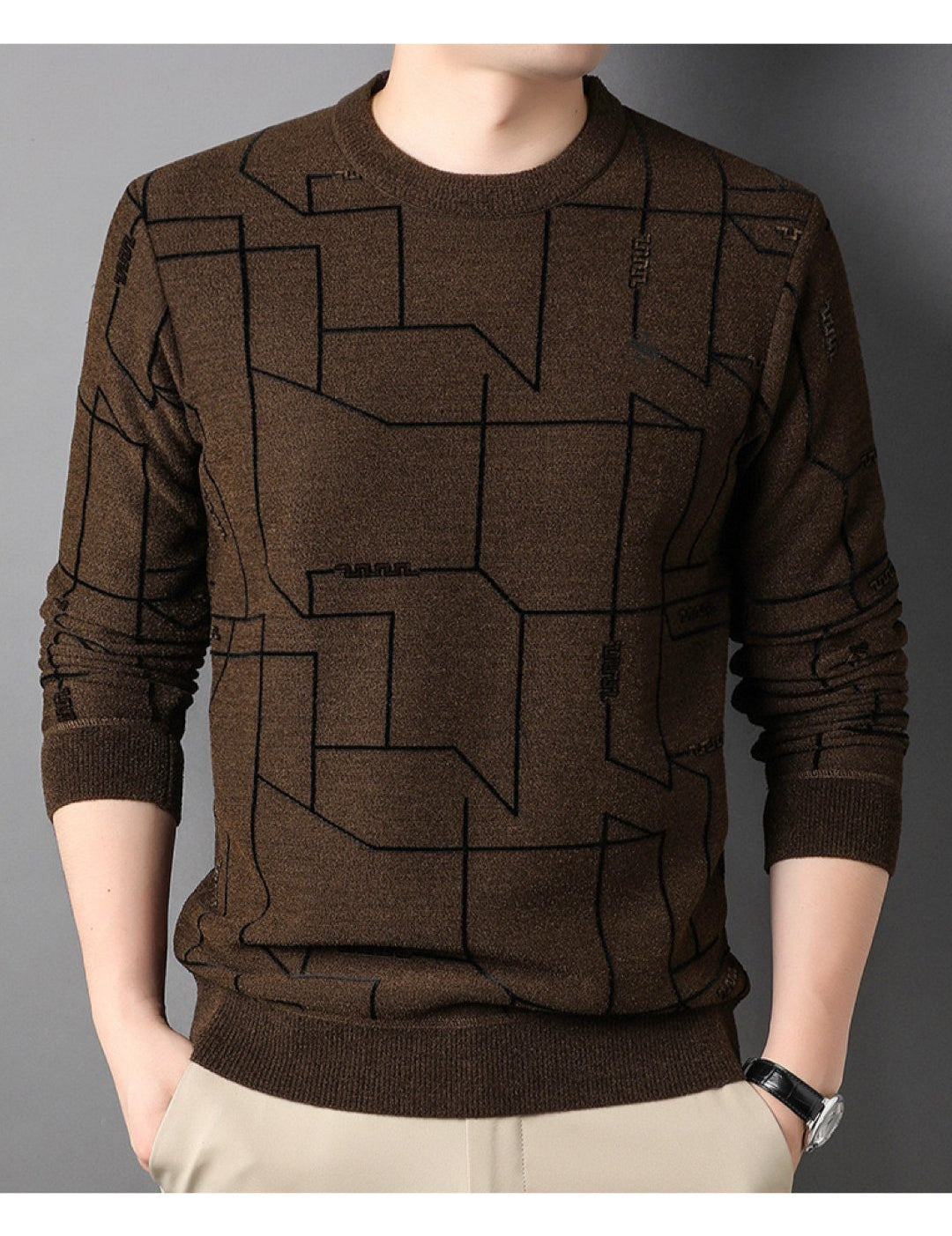 Sukinus - Sweater for Men - Sarman Fashion - Wholesale Clothing Fashion Brand for Men from Canada