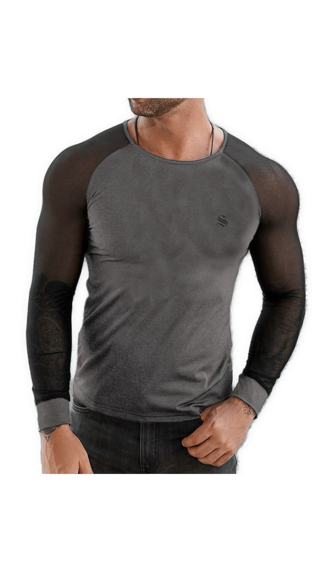 Suna - Long Sleeve Shirt for Men - Sarman Fashion - Wholesale Clothing Fashion Brand for Men from Canada