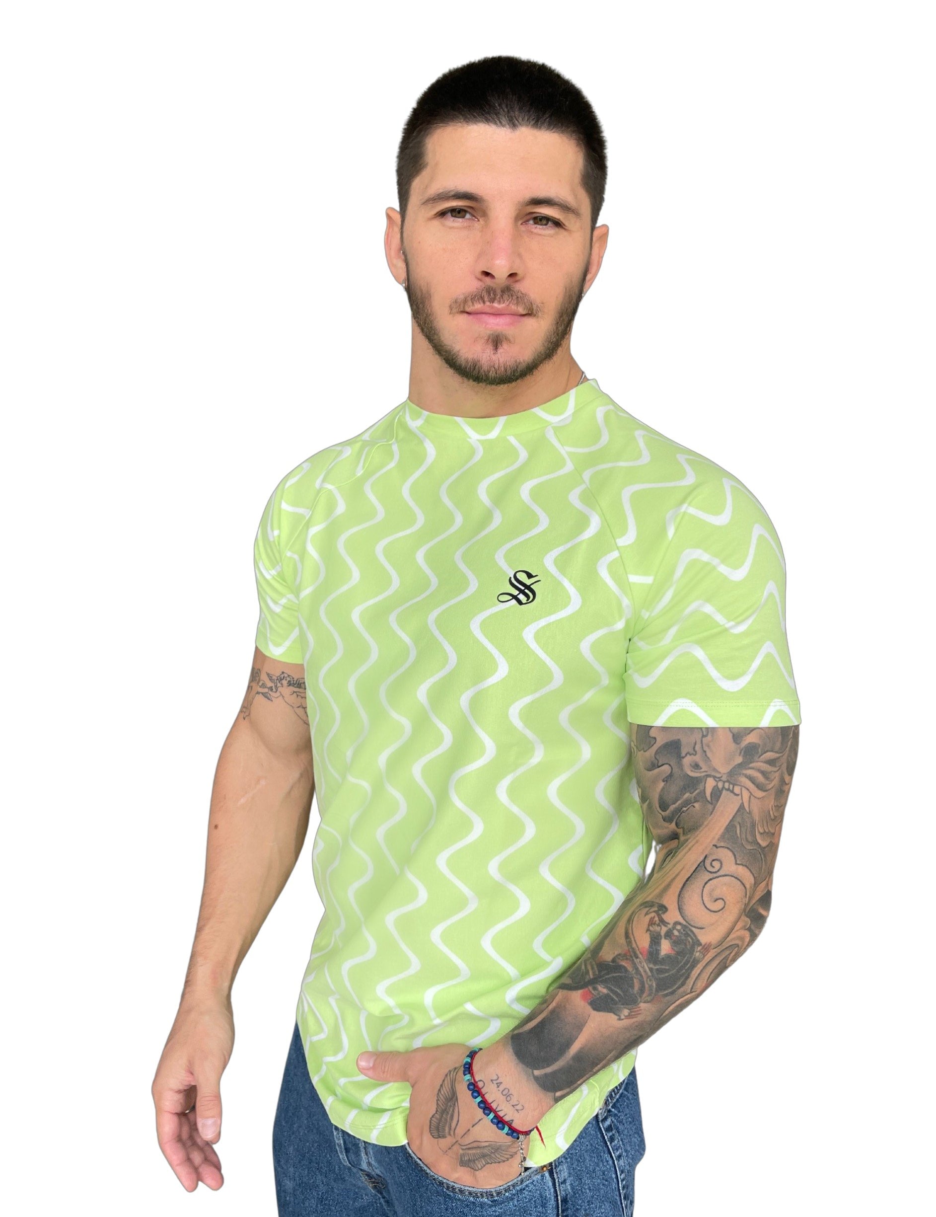 Sunflower - Yellow T-shirt for Men - Sarman Fashion - Wholesale Clothing Fashion Brand for Men from Canada