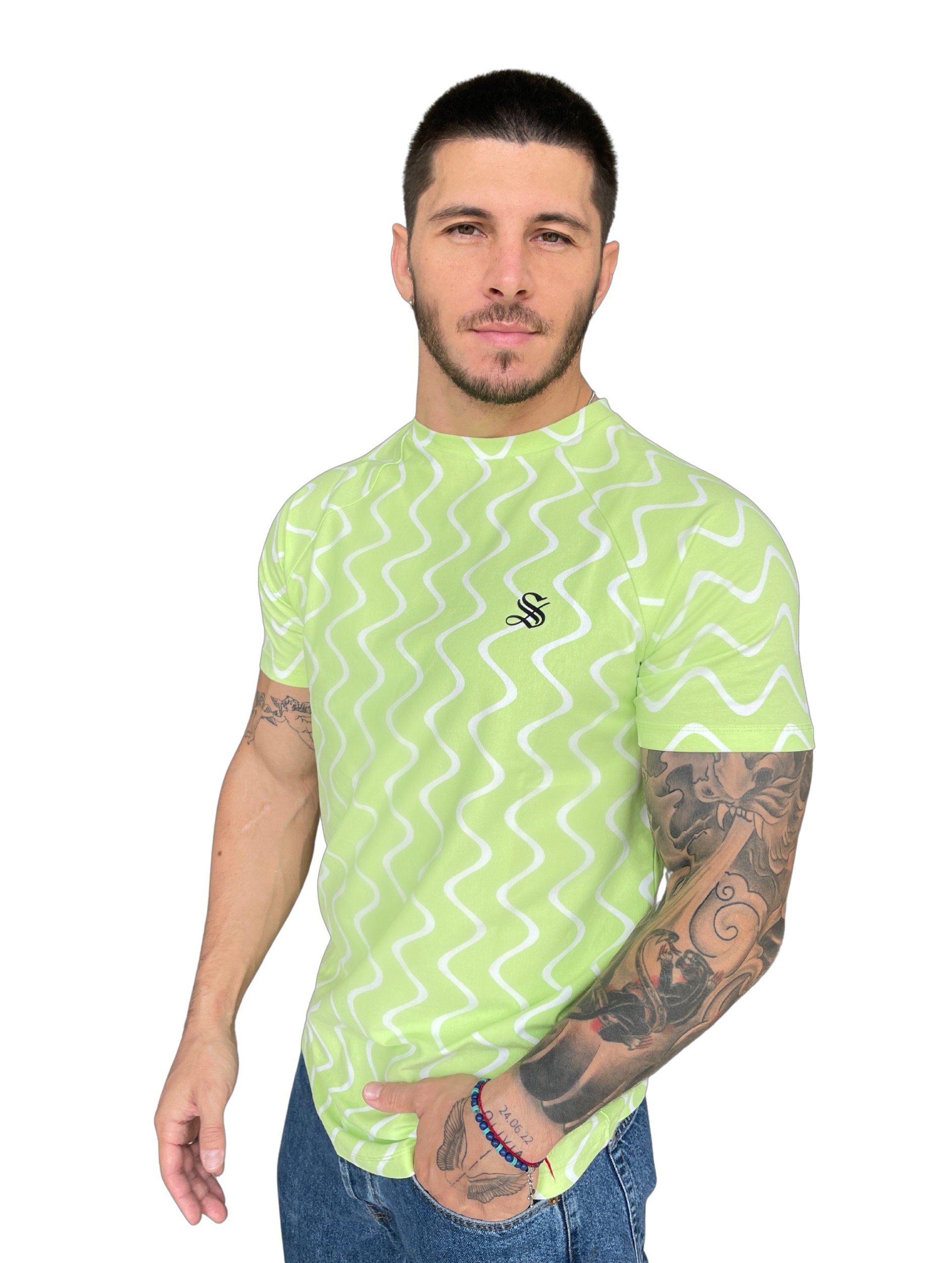 Sunflower - Yellow T-shirt for Men - Sarman Fashion - Wholesale Clothing Fashion Brand for Men from Canada