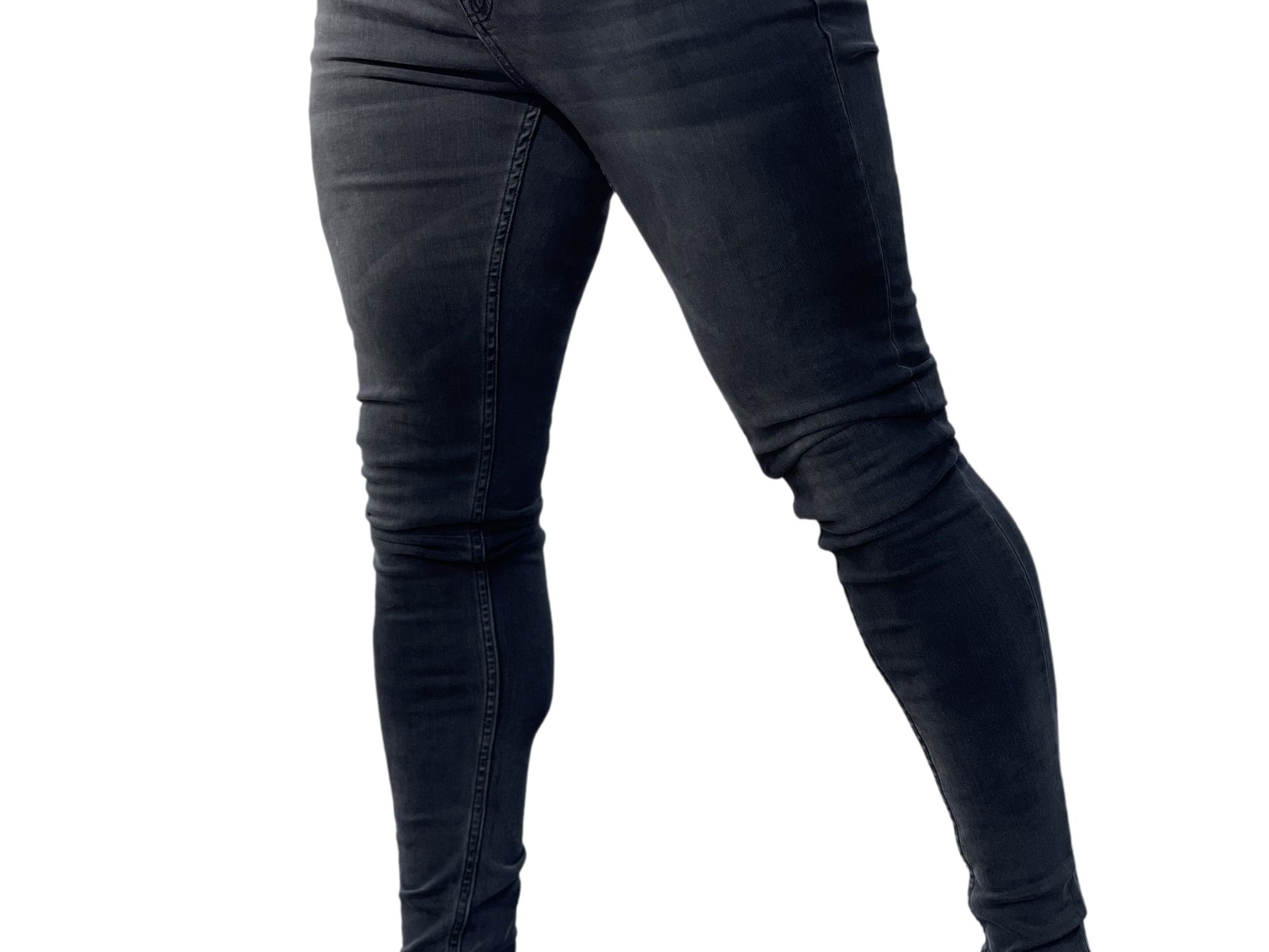 Survival - Grey Skinny Jeans for Men - Sarman Fashion - Wholesale Clothing Fashion Brand for Men from Canada