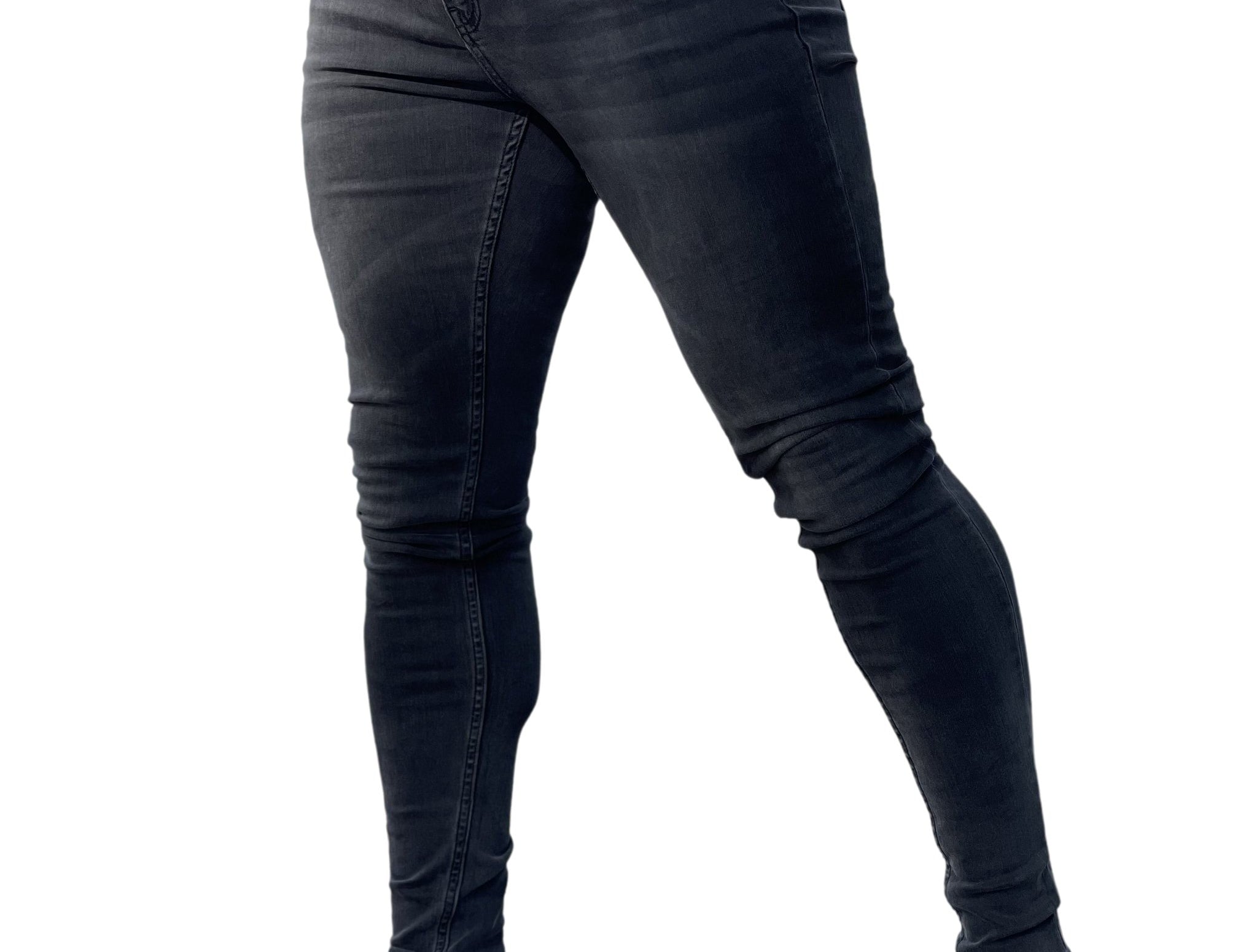 Survival - Grey Skinny Jeans for Men - Sarman Fashion - Wholesale Clothing Fashion Brand for Men from Canada