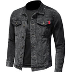 Sushi - Long Sleeve Jeans Jacket for Men - Sarman Fashion - Wholesale Clothing Fashion Brand for Men from Canada