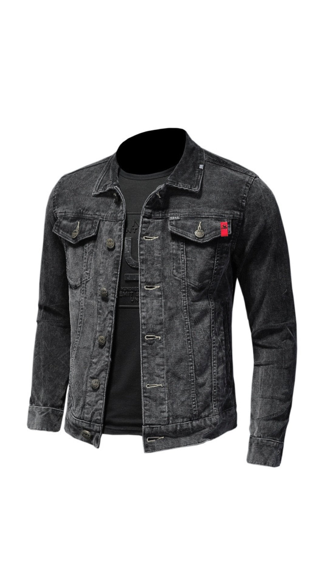 Sushi - Long Sleeve Jeans Jacket for Men - Sarman Fashion - Wholesale Clothing Fashion Brand for Men from Canada