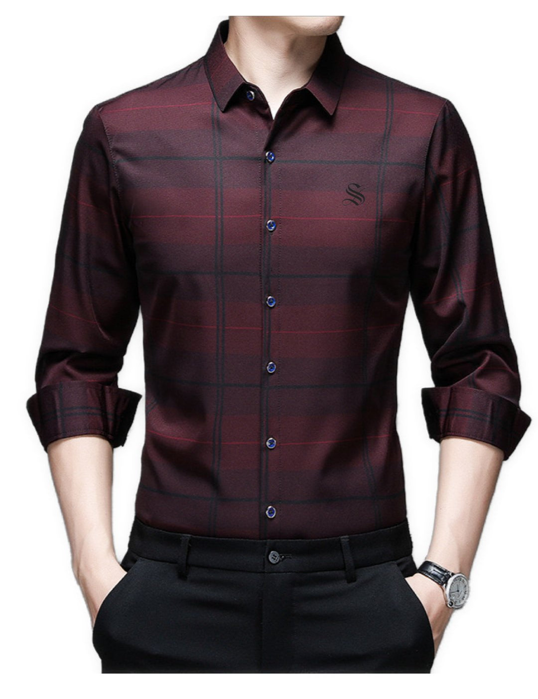 Swampol - Long Sleeves Shirt for Men - Sarman Fashion - Wholesale Clothing Fashion Brand for Men from Canada