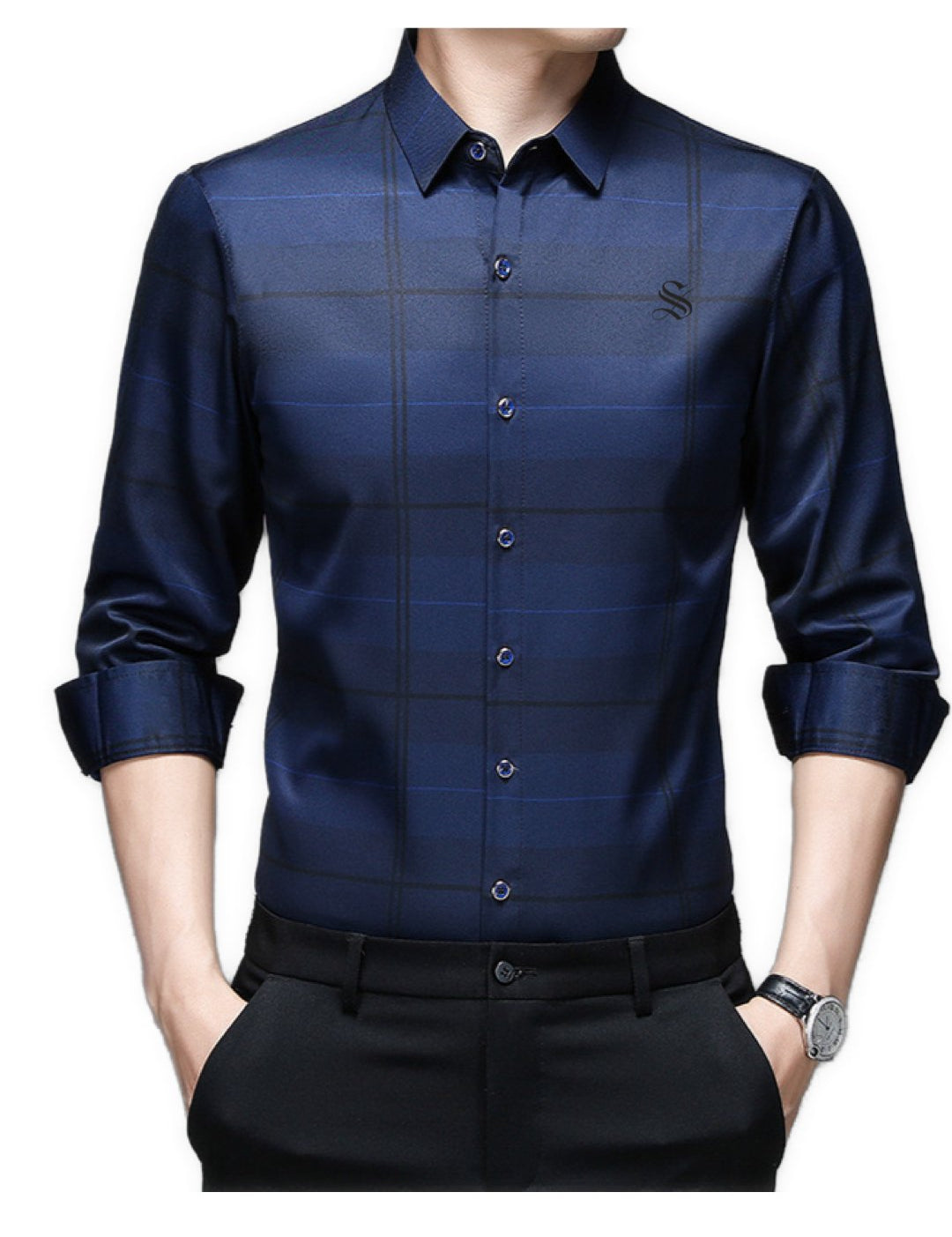 Swampol - Long Sleeves Shirt for Men - Sarman Fashion - Wholesale Clothing Fashion Brand for Men from Canada