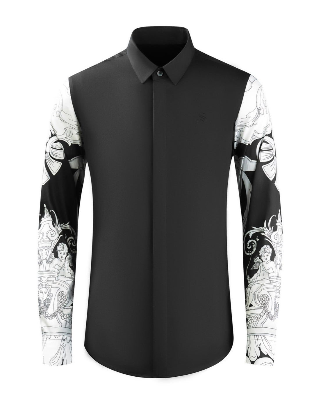 The Buddha - Long Sleeves Shirt for Men - Sarman Fashion - Wholesale Clothing Fashion Brand for Men from Canada