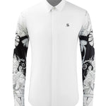 The Buddha - Long Sleeves Shirt for Men - Sarman Fashion - Wholesale Clothing Fashion Brand for Men from Canada