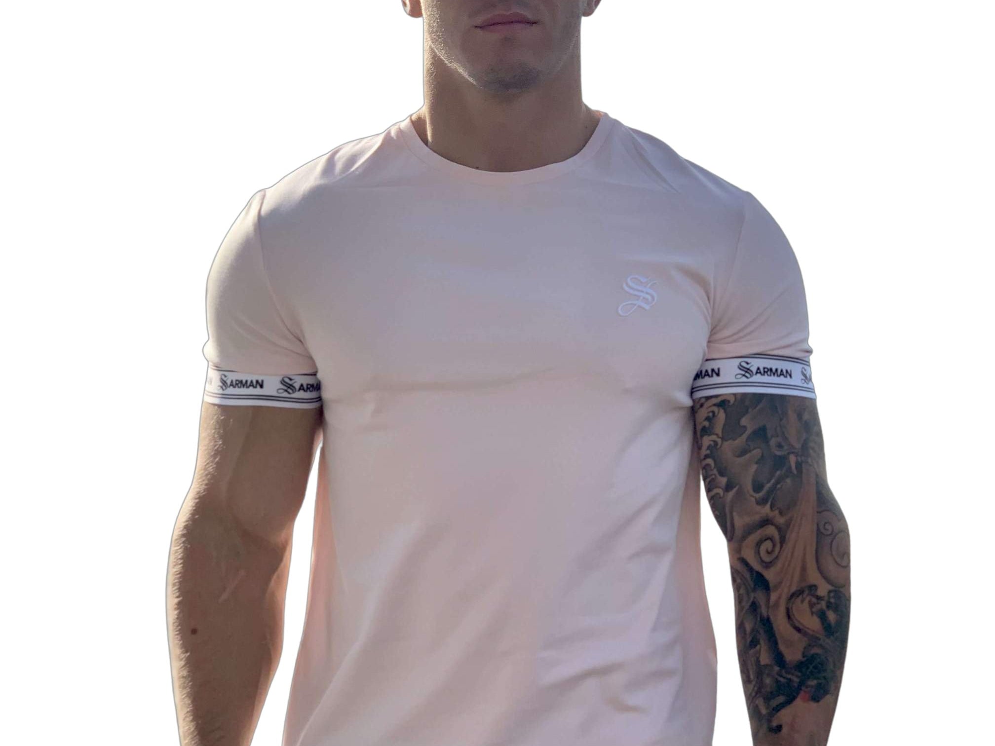 The Pink - Pink T-shirt for Men - Sarman Fashion - Wholesale Clothing Fashion Brand for Men from Canada