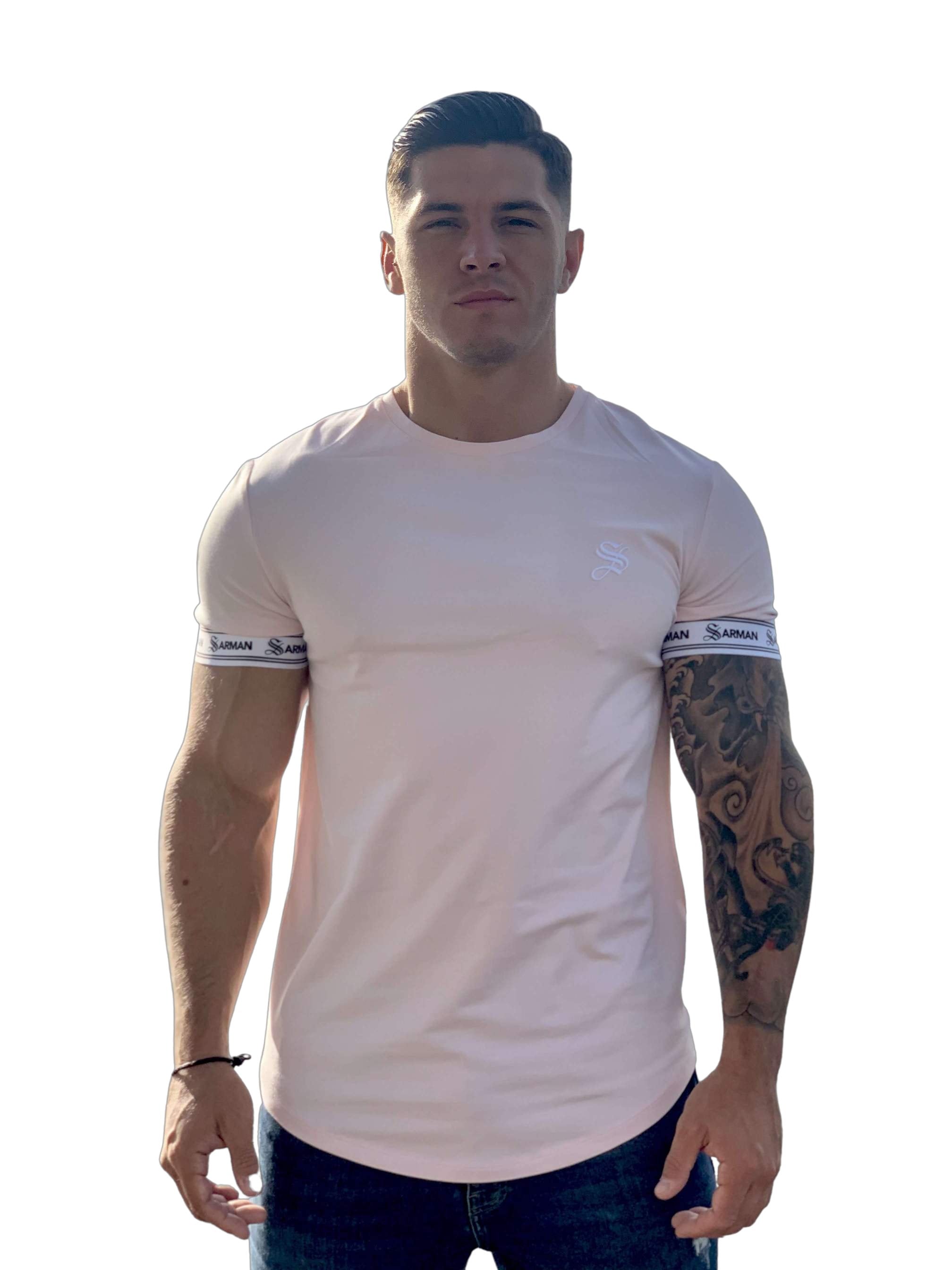 The Pink - Pink T-shirt for Men - Sarman Fashion - Wholesale Clothing Fashion Brand for Men from Canada