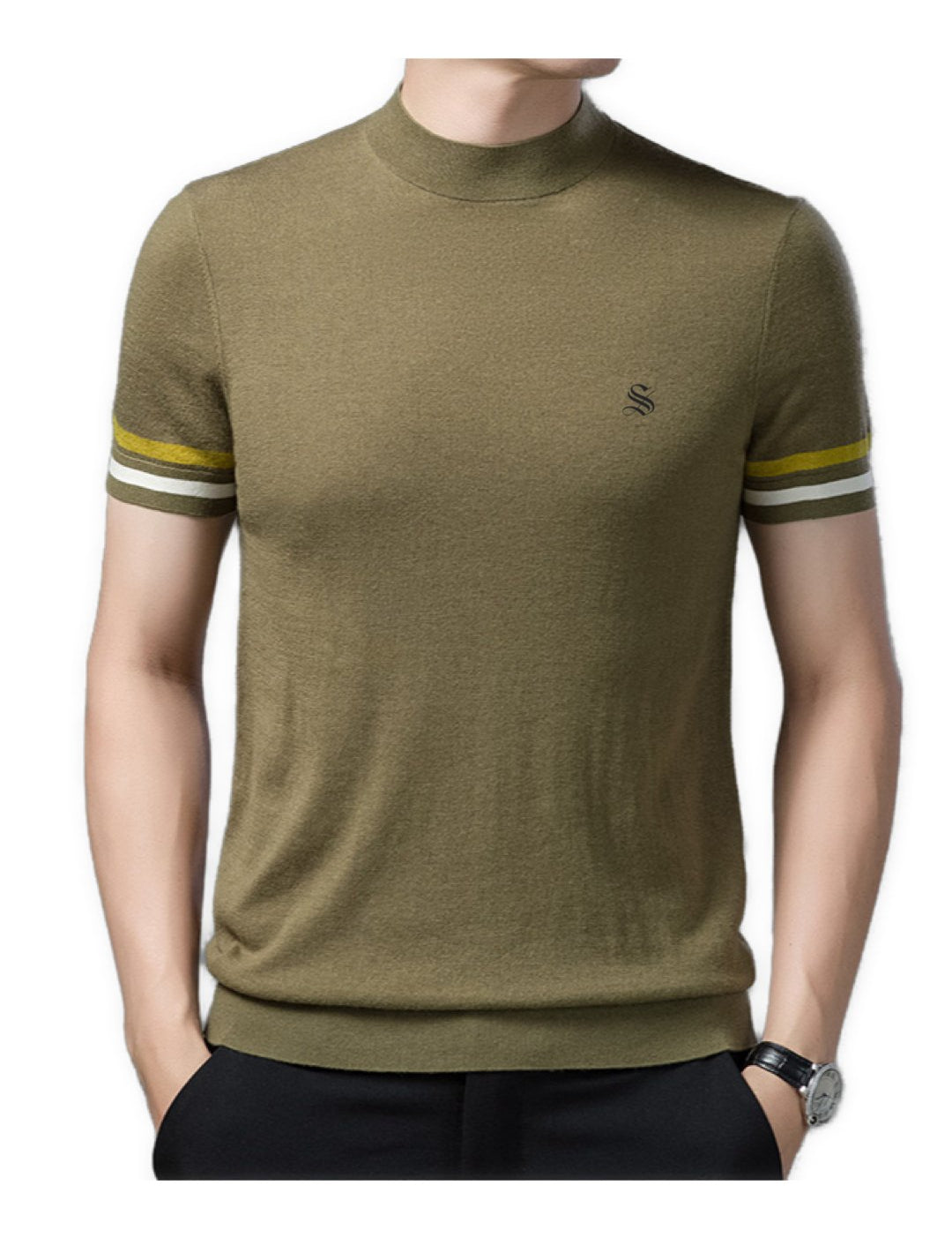The Waves 2 - T-Shirt for Men - Sarman Fashion - Wholesale Clothing Fashion Brand for Men from Canada