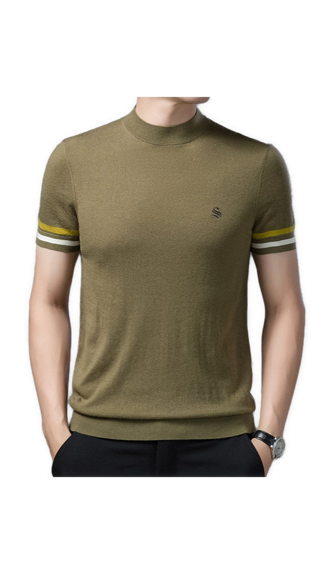 The Waves 2 - T-Shirt for Men - Sarman Fashion - Wholesale Clothing Fashion Brand for Men from Canada