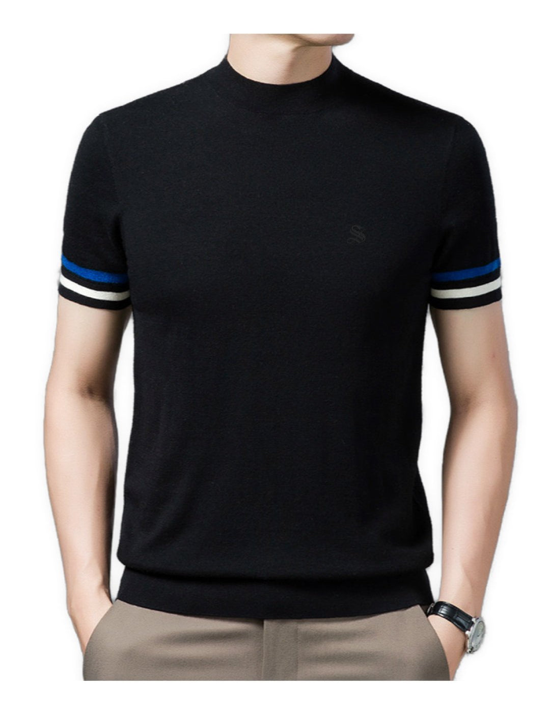 The Waves 2 - T-Shirt for Men - Sarman Fashion - Wholesale Clothing Fashion Brand for Men from Canada
