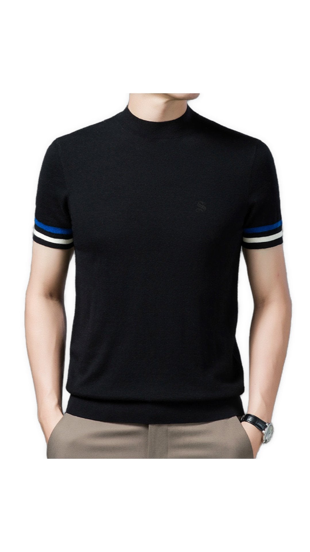 The Waves 2 - T-Shirt for Men - Sarman Fashion - Wholesale Clothing Fashion Brand for Men from Canada