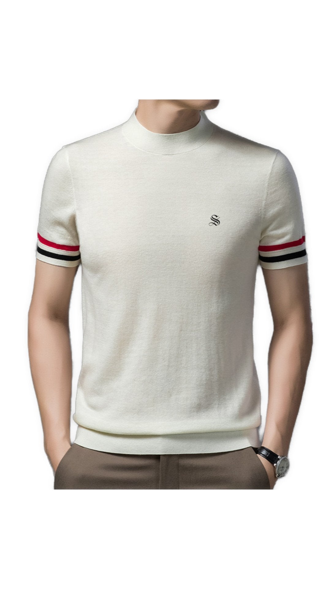 The Waves 2 - T-Shirt for Men - Sarman Fashion - Wholesale Clothing Fashion Brand for Men from Canada