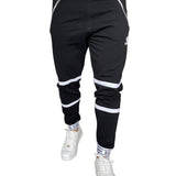 Time - Black/White Joggers for Men - Sarman Fashion - Wholesale Clothing Fashion Brand for Men from Canada