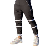 Time - Black/White Joggers for Men (PRE-ORDER DISPATCH DATE 15 APRIL 2023) - Sarman Fashion - Wholesale Clothing Fashion Brand for Men from Canada