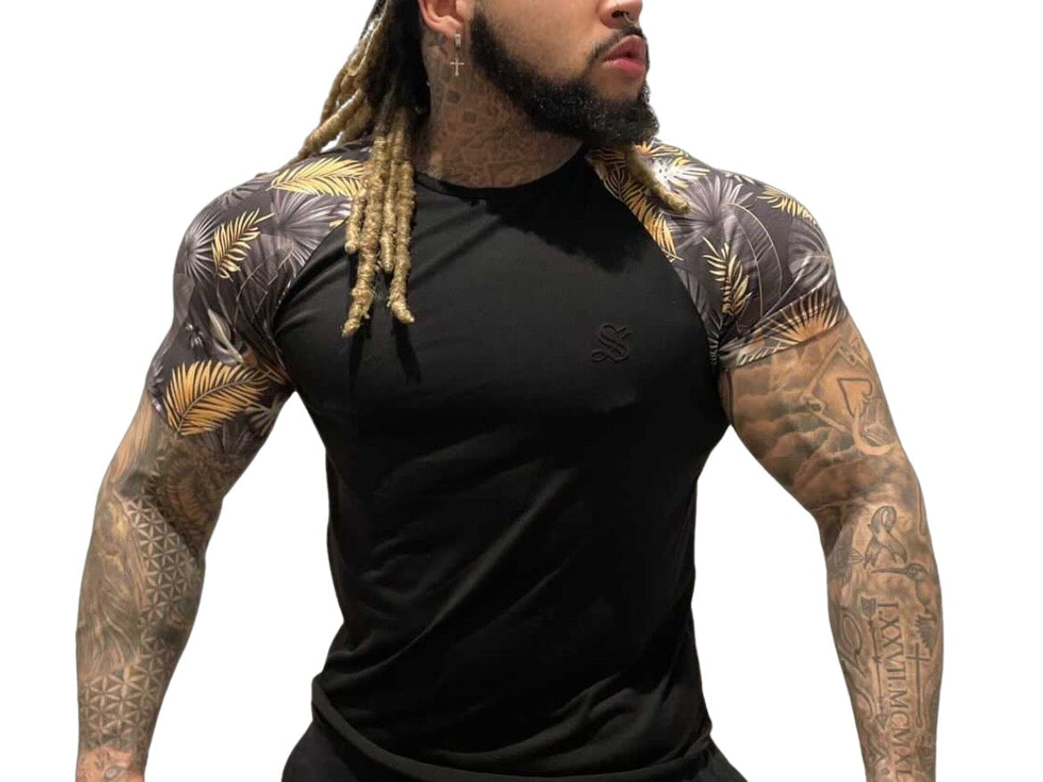 Tinkle - Black T-Shirt for Men - Sarman Fashion - Wholesale Clothing Fashion Brand for Men from Canada