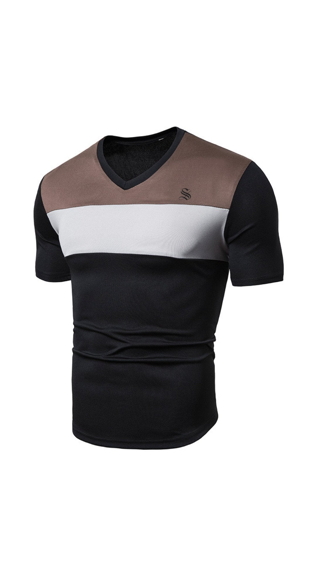TKT - V-Neck T-Shirt for Men - Sarman Fashion - Wholesale Clothing Fashion Brand for Men from Canada