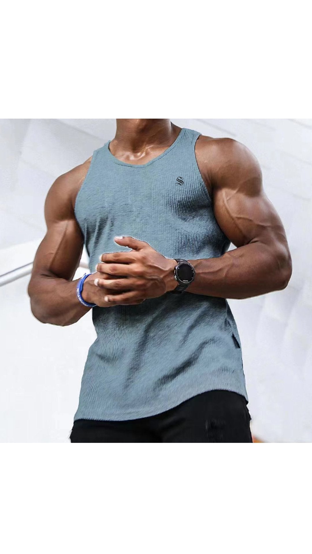 TP 3 - Tank Top for Men - Sarman Fashion - Wholesale Clothing Fashion Brand for Men from Canada