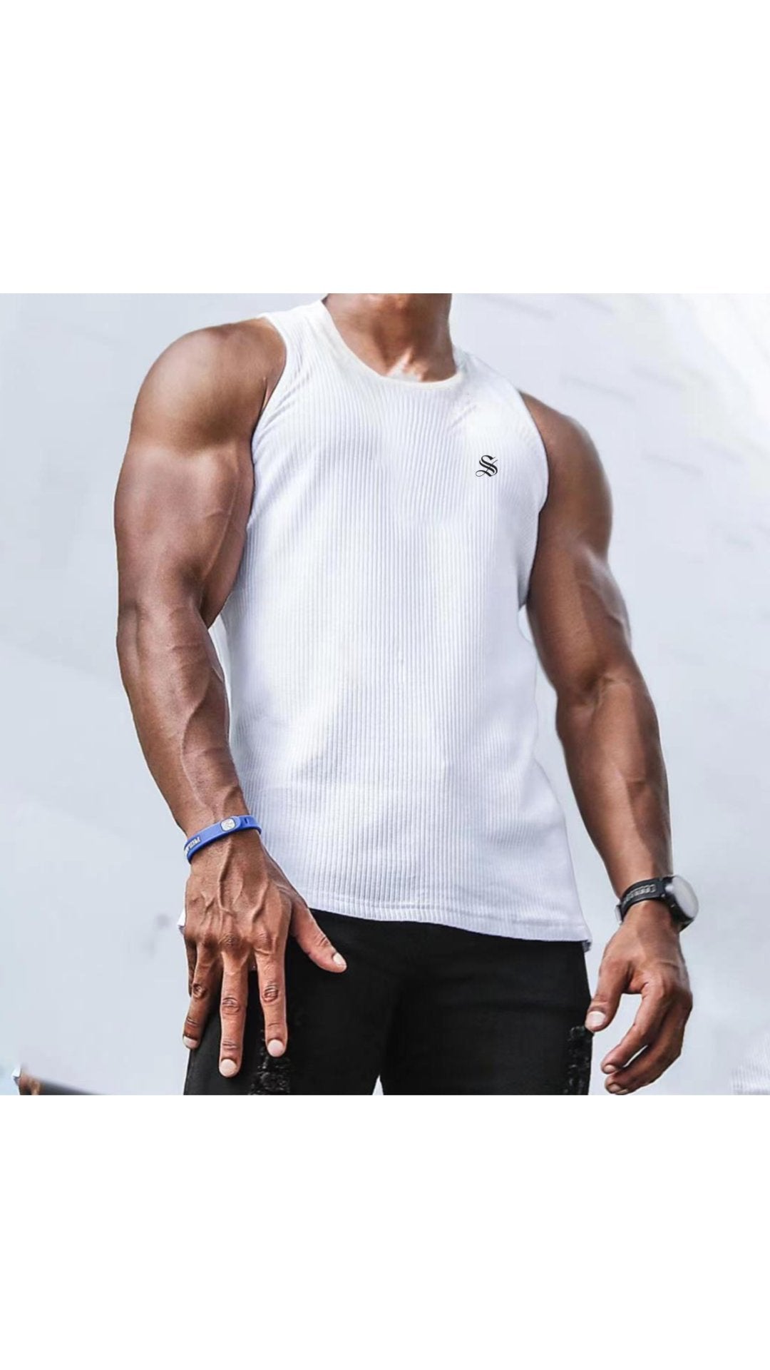 TP 3 - Tank Top for Men - Sarman Fashion - Wholesale Clothing Fashion Brand for Men from Canada