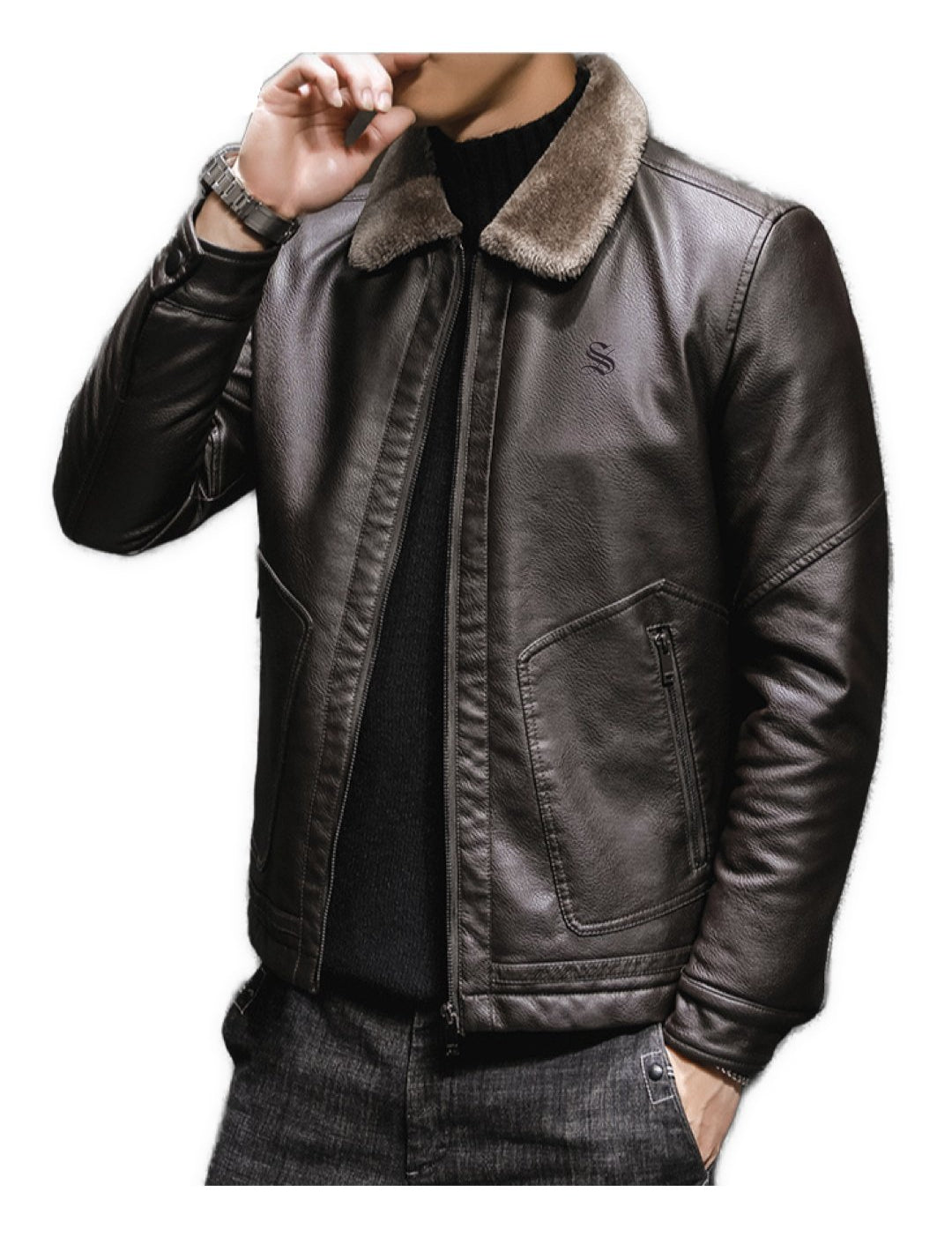 Trinity - Jacket for Men - Sarman Fashion - Wholesale Clothing Fashion Brand for Men from Canada