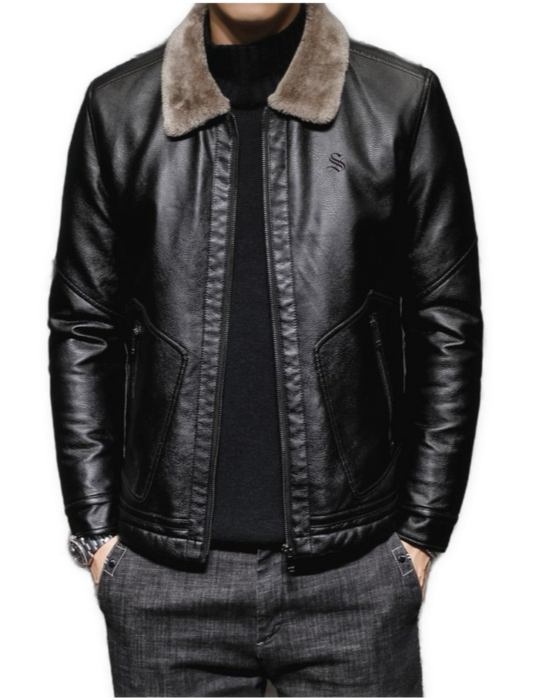 Trinity - Jacket for Men - Sarman Fashion - Wholesale Clothing Fashion Brand for Men from Canada