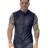 Tropican - Black Shirt for Men (PRE-ORDER DISPATCH DATE 1 JULY 2022) - Sarman Fashion - Wholesale Clothing Fashion Brand for Men from Canada