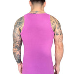 Trown - Pink Tank Top for Men - Sarman Fashion - Wholesale Clothing Fashion Brand for Men from Canada